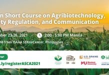 4th Asian Short Course on Agri-biotech, Biosafety Regulation, and Communication 2021